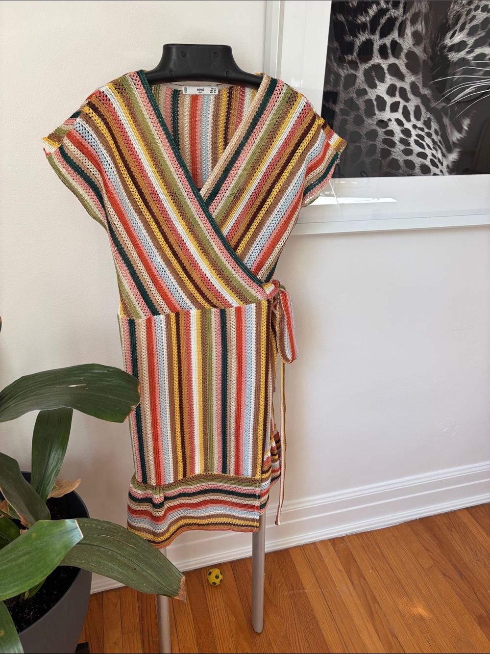 Mango Multicolor Striped Wrap- Sooooo cute